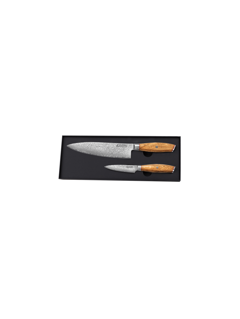 Couteau de chef Wusaki Damas 10Cr 20cm - Coup de cœur
